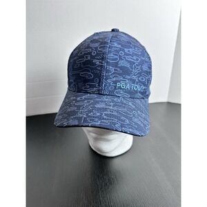 PGA Pro Series Flex Cap Hat New With Tags Navy Blue One Size Fits Most